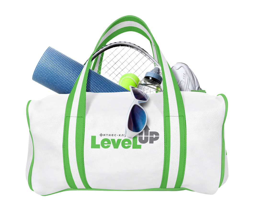 Логотип фитнес-клуба LevelUp