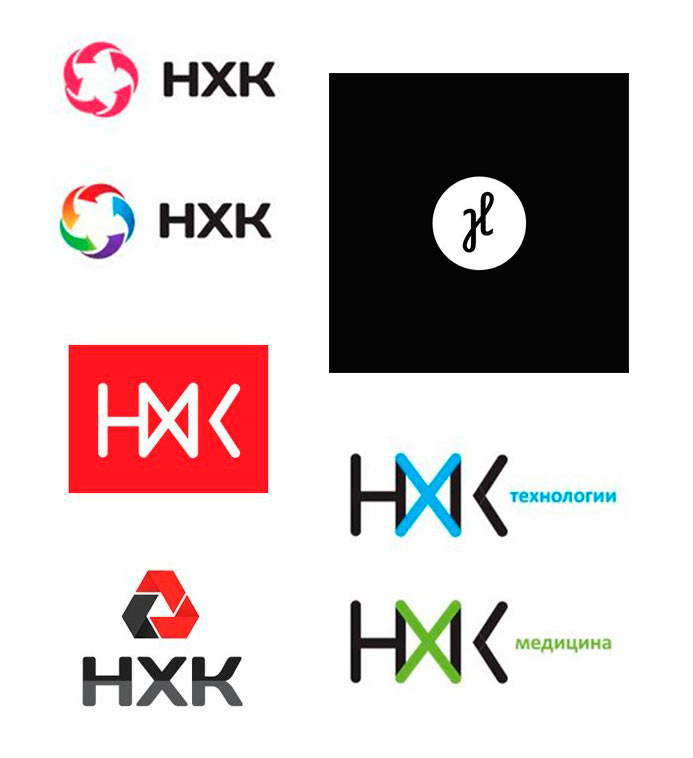 Работа над созданием логотипа "НХК"