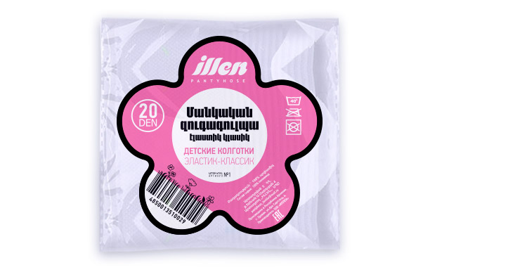Упаковка для чулочно-носочных изделий Illen