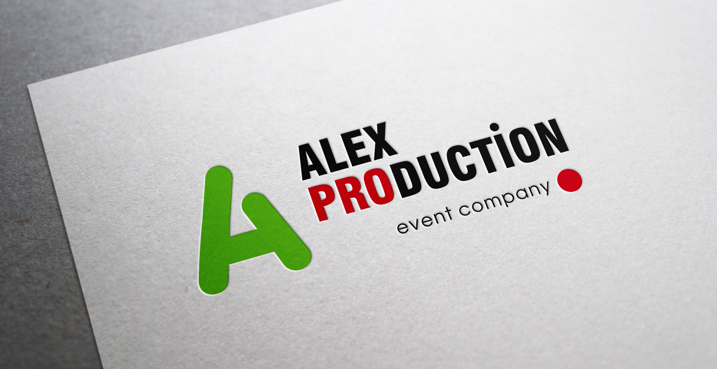Логотип и визуальная айдентика Alex Production